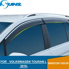 Pala janela para Volkswagen VW Touran 2016-2018 L janela lateral deflectores guardas de chuva para VW Touran L 2016 -2018 SUNZ