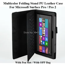 30 шт. DHL для microsoft Surface Pro 2 Защитная крышка, чехол из искусственной кожи с подставкой для Surface Pro 2
