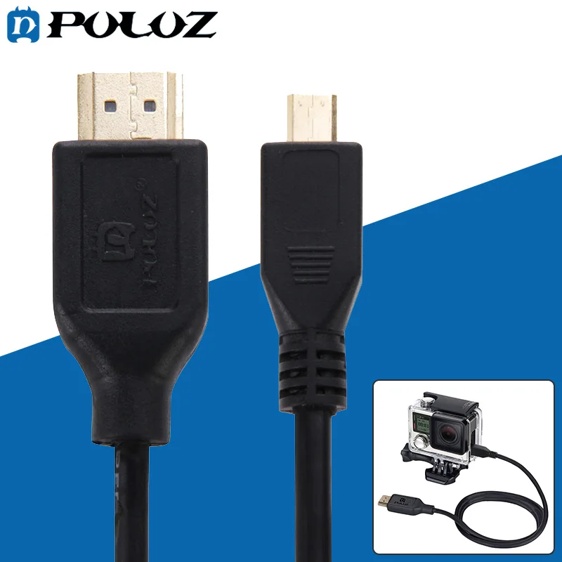 

Video 19 Pin HDMI to Micro 5 Pin HDMI Cable for GoPro HERO4 /3+ /3