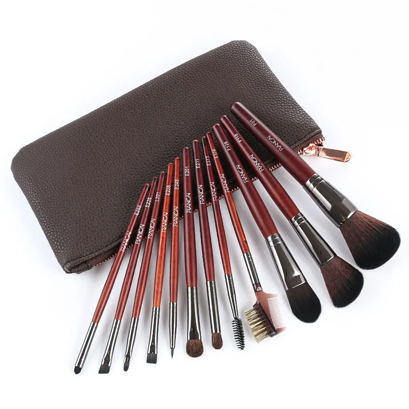 12pcs Makeup Brushes Set Powder Foundation Blusher Concealer Eyeshadow Eyecomb Brush (2)