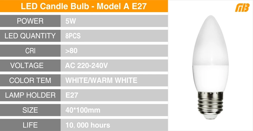 10 шт. светодиодный лампы E27 3 Вт, 5 Вт, 7 Вт, 9 Вт, 12 Вт, 15 Вт, 18 Вт AC 220V 230V умная ИС(интеграционная схема) SMD2835 СВЕТОДИОДНЫЙ свеча светильник Лампада ампулы Bombilla лампы светильник