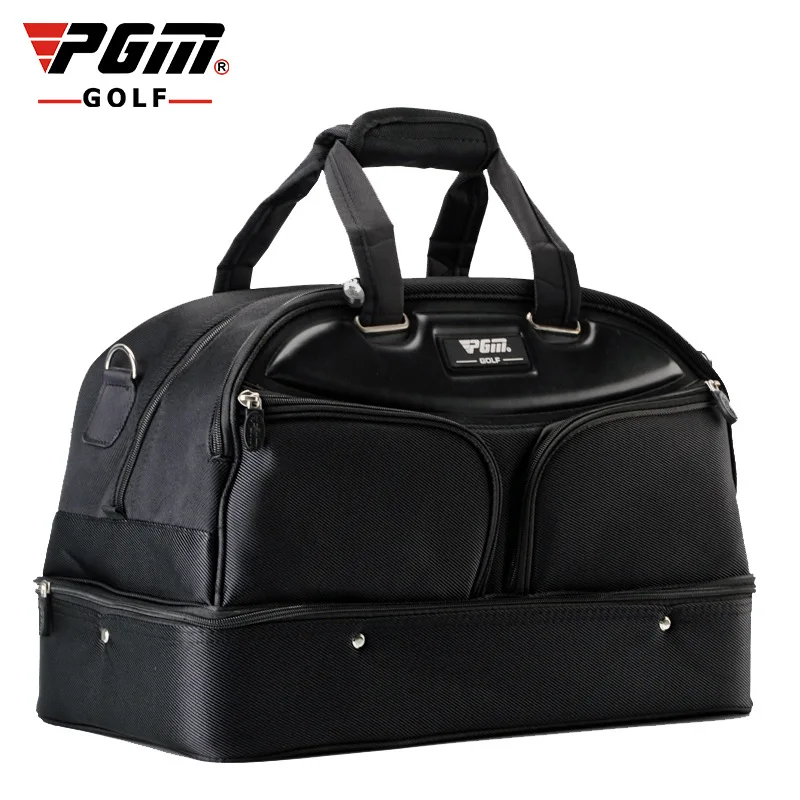 PGM Golf Clothing Bag Portable Waterproof Nylon Golf Bag Double Layer Sports Handbag Gym Fitness Travel Apparel Bag