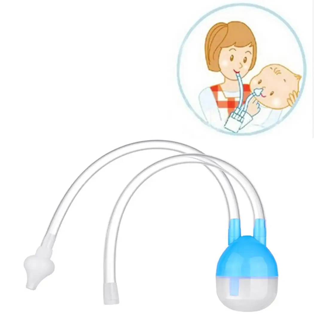 

New Baby Safe Cleaner Nose Vacuum Runny Aspirator Suction Nasal approx Mucus Unisex Nasal Mucus Aspirator