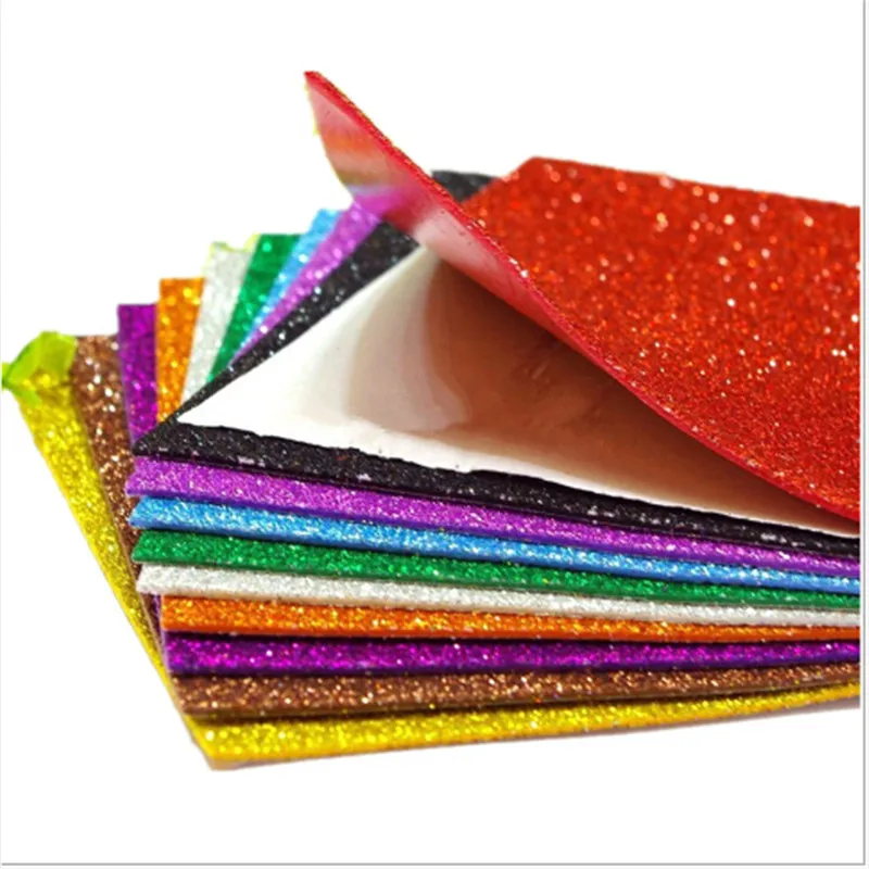 A4 10 шт. флэш-памяти толстые губчатая бумага с производственная линия для резинового порошка EVA foam paper бумага для творчества Скрапбукинг, Оригами Цветной Декор