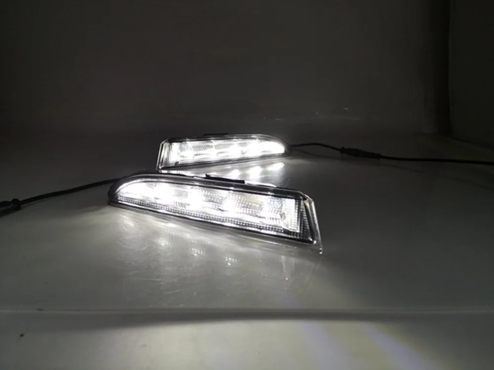 EOsuns led drl дневные ходовые огни для Volkswagen Scirocco R 2010- с динамическим движущимся желтым поворотным сигналом