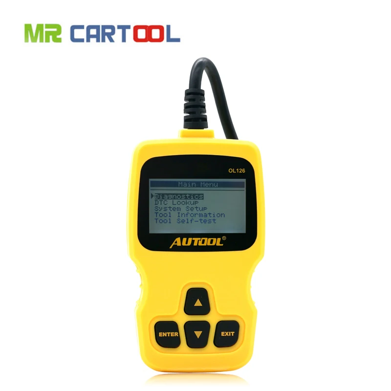Auto Diagnostic Scanner AUTOOL OL126 OBD/EOBD Engine Fault Code Reader Car Diagnosis Scan Automotive Tool Exceed AUTEL AL319 |