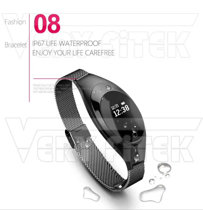 VERYFiTEK V18 Smart Wristband Blood Oxygen Fitness Watch Heart Rate Blood Pressure Oxygen Monitor Bracelet for xaomi pk fitbits (9)