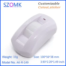 4 шт. 100*56*38 мм szomk инфракрасный датчик движения пластиковый корпус коробка PIR детектор движения Корпус для системы охранной сигнализации
