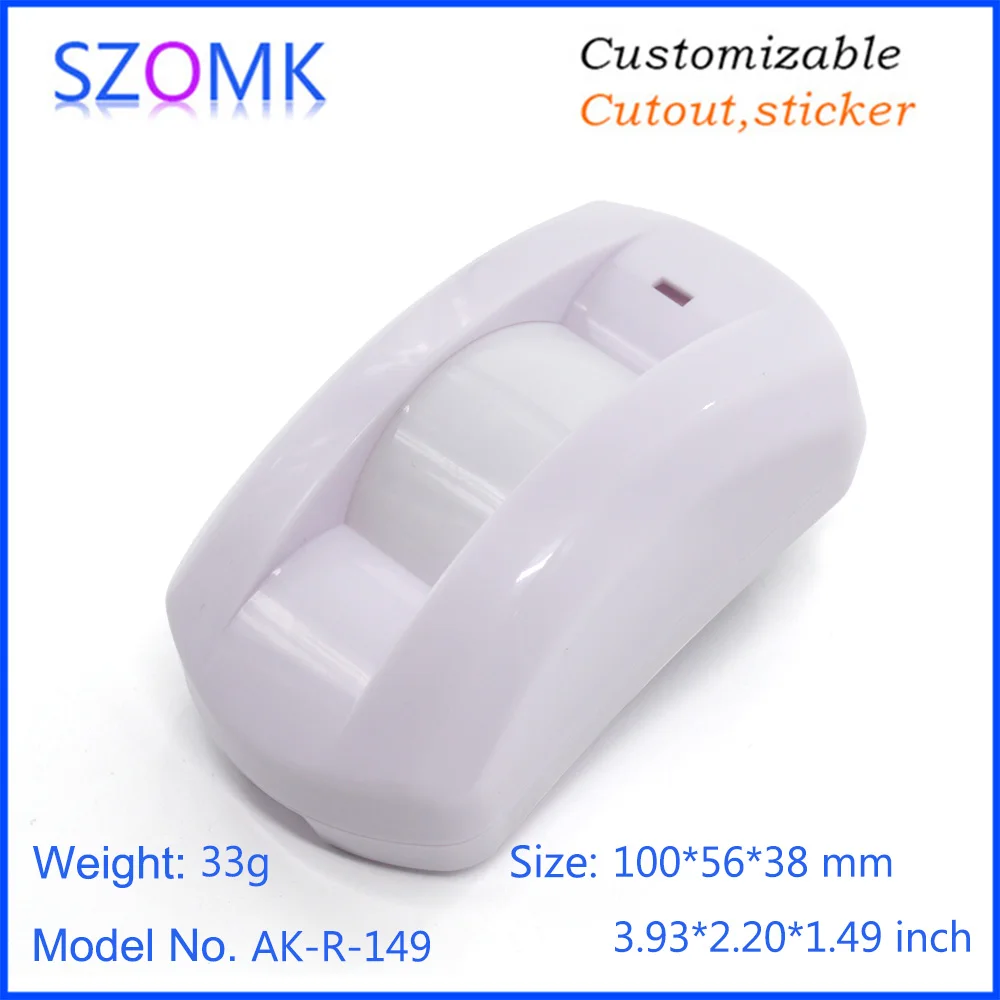 1 piece 100*56*38mm wireless PIR motion sensor enclosure box infrared