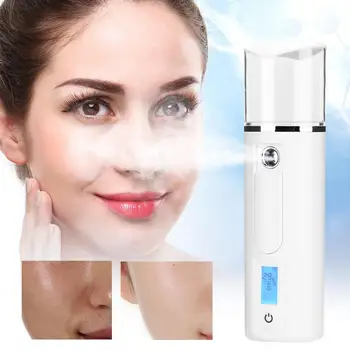 

Face Mister Handy Nano Atomization Mist Sprayer Power Bank&Moisturize&Moisture Test Steamer for Face Skin Care