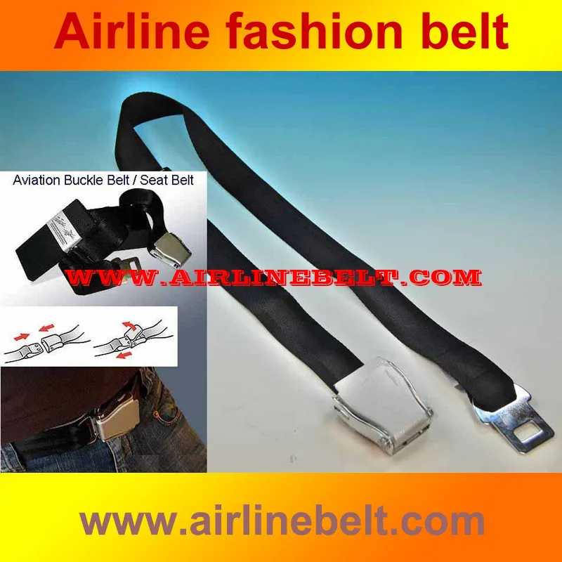 Top quality airplane seatbelt buckle belt airline aircraft seat belt