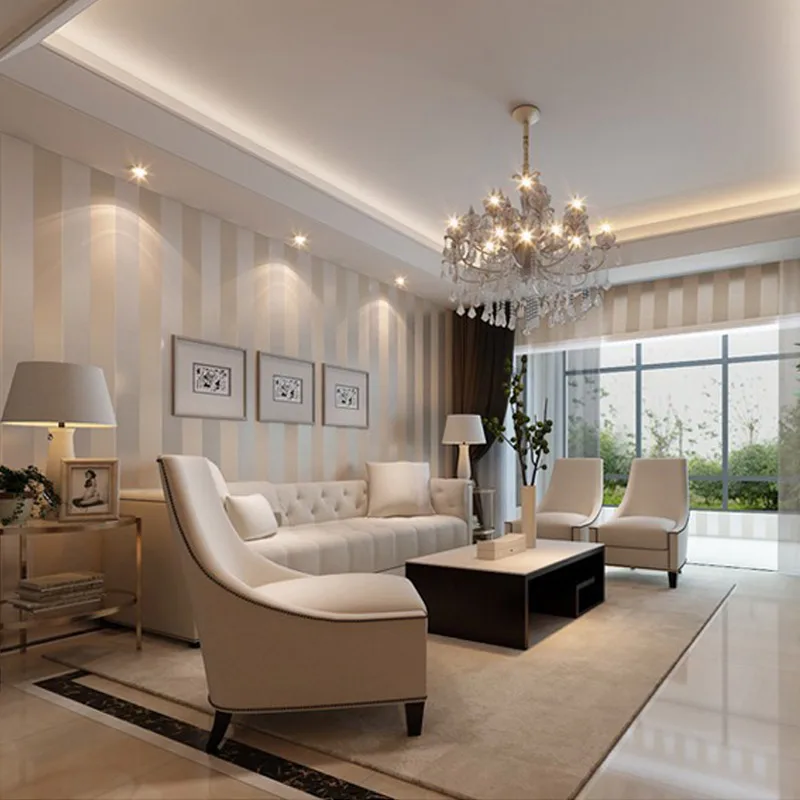 جديد تصميم الملمس خلفيات غير المنسوجة 3D تنقش العمودي المشارب صور خلفيات غرفة المعيشة تلفزيون أريكة خلفية ديكور حوائط المنزل