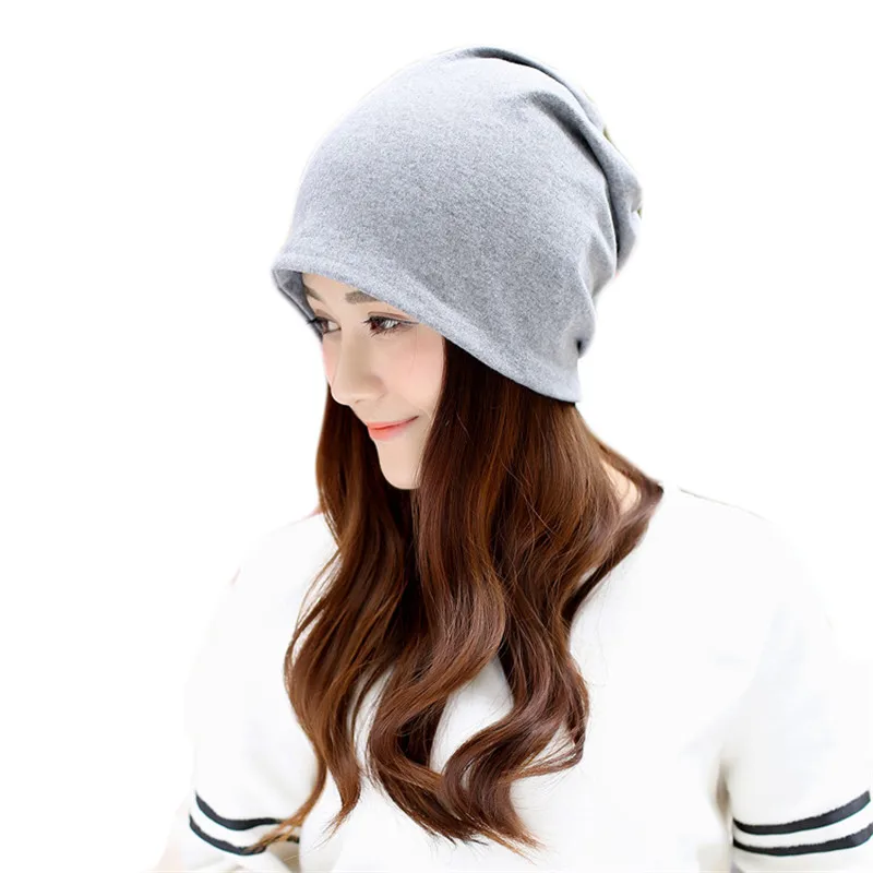 Fashion Autumn Winter Women Cotton Hats Girls Hedging Cap Women Skullies Beanies Casual Warm Hats  Spring Warm Ladies Thin Caps