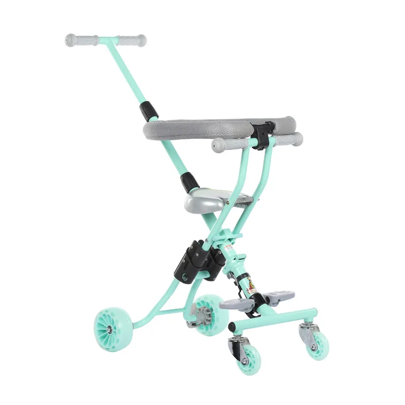 Портативный складной bebe micr trike xl мини-тележка трехколесный велосипед 1-6 детские прогулочные вагоны детские тележки светильник скутер корзина