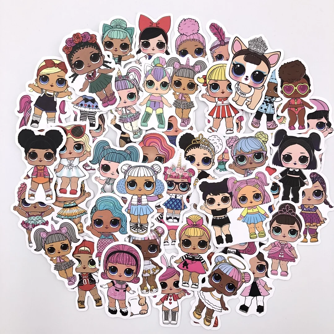 

50pcs stickers personality stickers children's toys PVC graffiti stickers suitcase car boot guitar waterproof