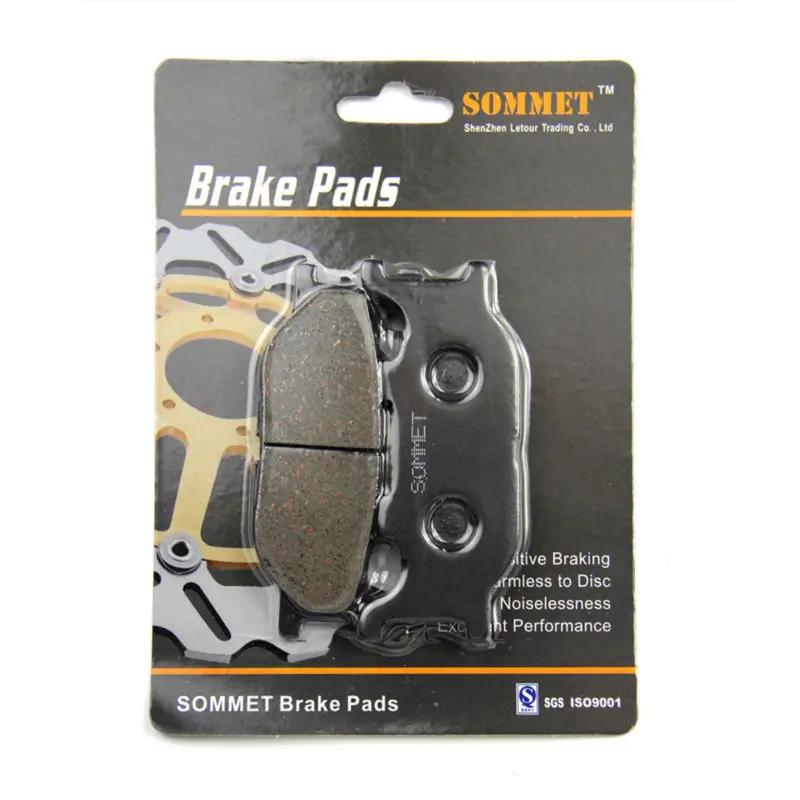 Sommet Мотоцикл Передние тормозные колодки дисков 1 пара для Yamaha XVS 125 XVS 250 DragStar(00-04) XVS125 XVS250 LT199