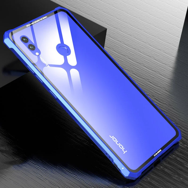 Роскошный металлический чехол для huawei Honor 8x max Алюминиевый бампер жесткий