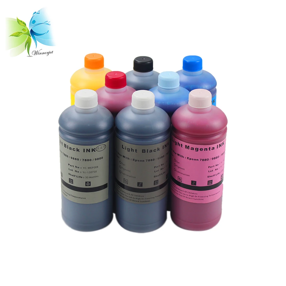 Чернила winnerjet 1000 мл для Epson Stylus Pro 7800 9800 7880 9880 чернила печати принтера Epson|Наборы