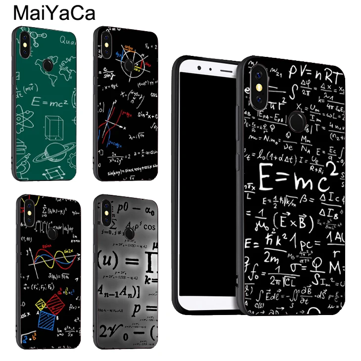 Чехол E = mc2 с математической физической формулой для Xiaomi Redmi Note 10 Pro 7 8 8T 9S 9 чехол 9T 9C