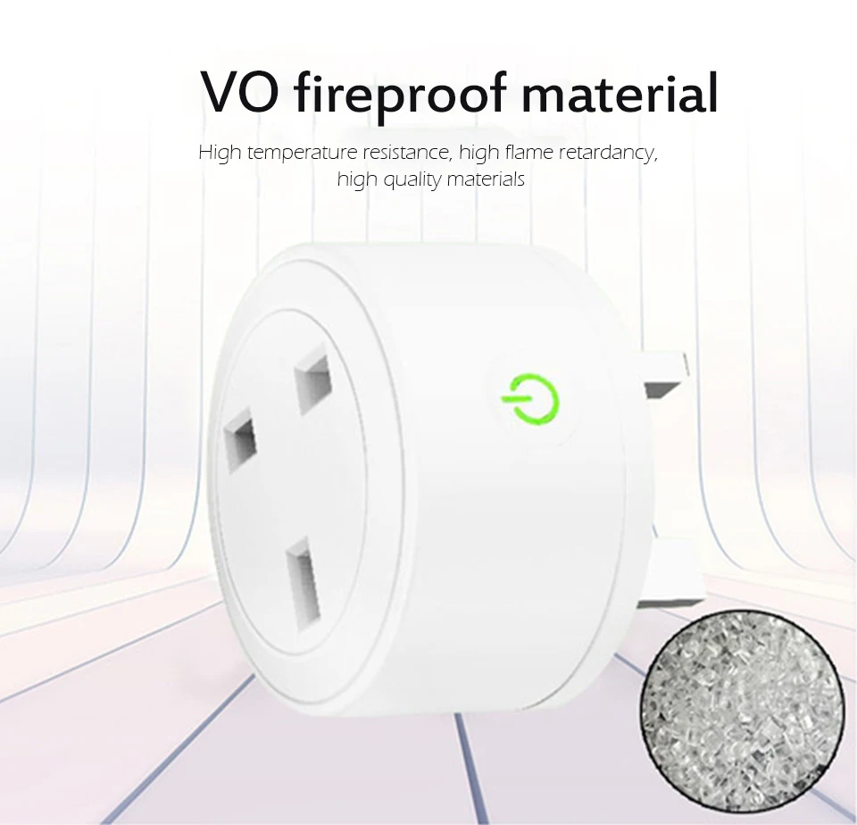 1PC UK Smart Socket Wifi Wireless APP Remote Power Switch Voice Intelligent Home Power Plug for Amazon Alexa Google Outlet (6)