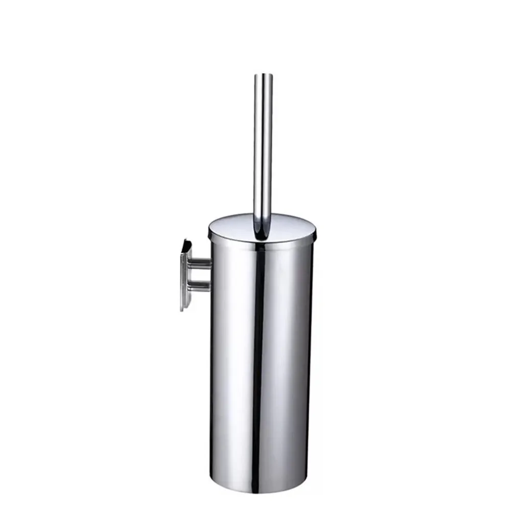 

Modern Stainless Steel Wall Mounted Toilet Brush Holders Round DE16