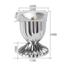 4 шт./лот высота: 90 мм железо покрытие диван ноги шкаф для мебели ТВ шкаф ноги