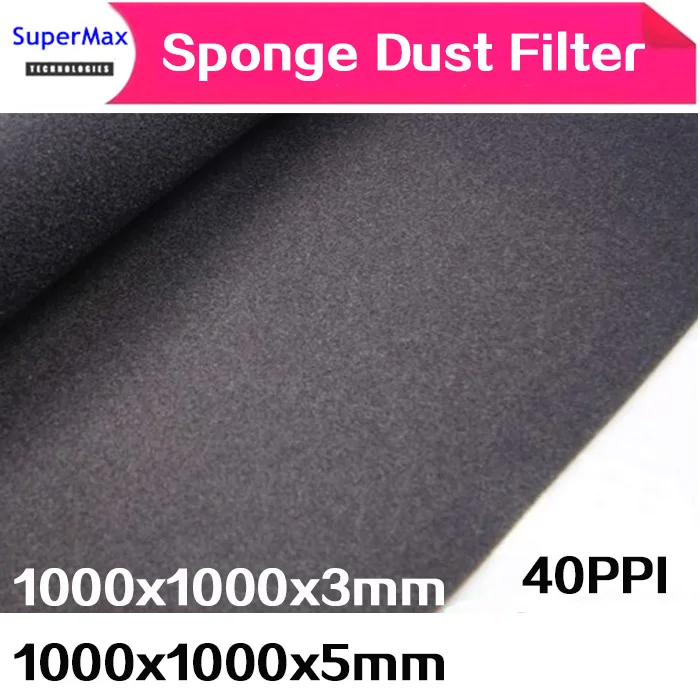 

DIY 1mx1mx3mm/1mx1mx5mm sponge PC Case Fan Cooler Black Dust Filter Case Dustproof Cover Chassis dust cover 40PPI