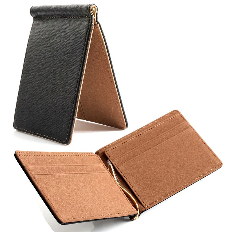 Hot Selling Slim Men Wallets Fashion 4 Colors Money Clip Wallets Women(WP275)