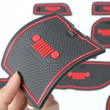 Автомобильные коврики черный+ красный дверной коврик коврики для Jeep Renegade- 16 шт./компл. Non-Slip Портативный Новинка; Лидер продаж