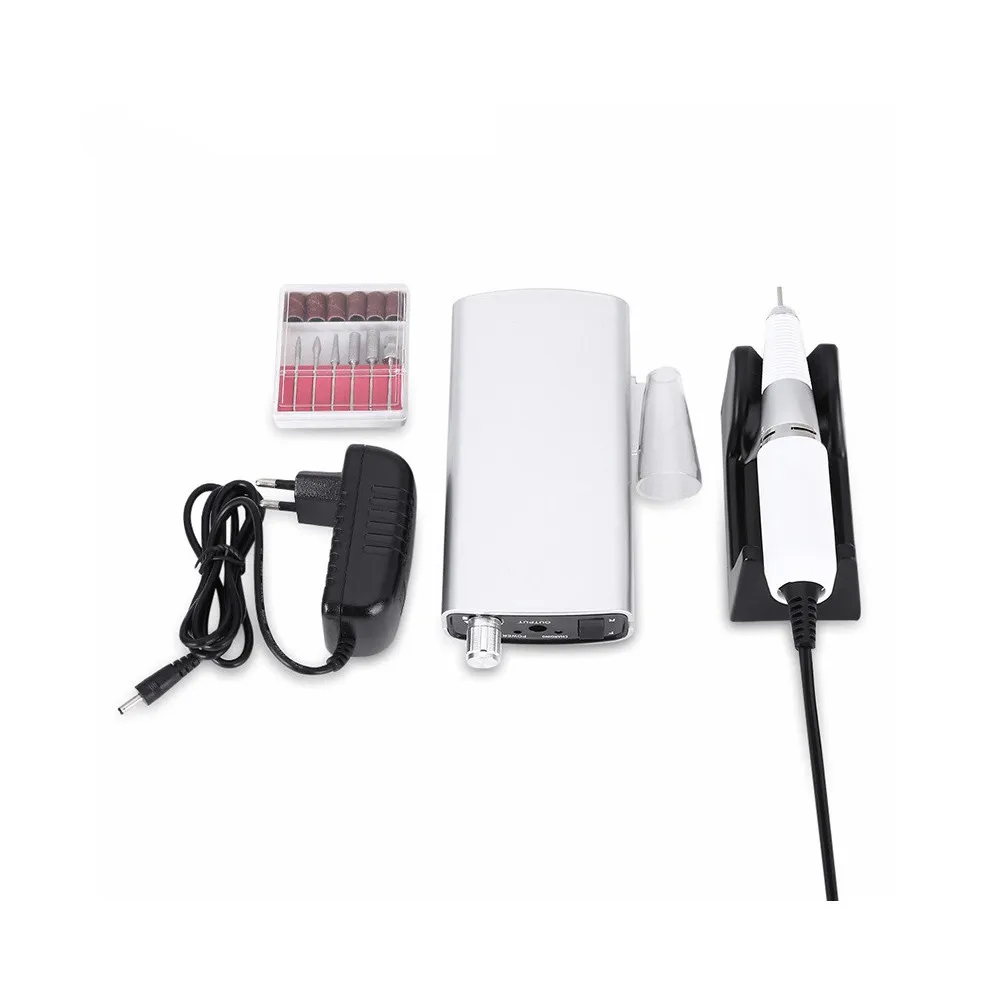 

Rechargeable 18W 30000RPM Electric Nail Drill Machine Acrylic Nail File Drill Manicure Pedicure Kit Nail Art Equipment