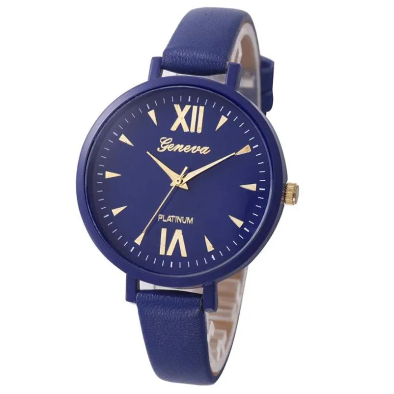Women's watches fashion leather watch strap Leisure Time Fine Analog  Simple Clock Female Wrist Watch relogio feminino M17 (9)