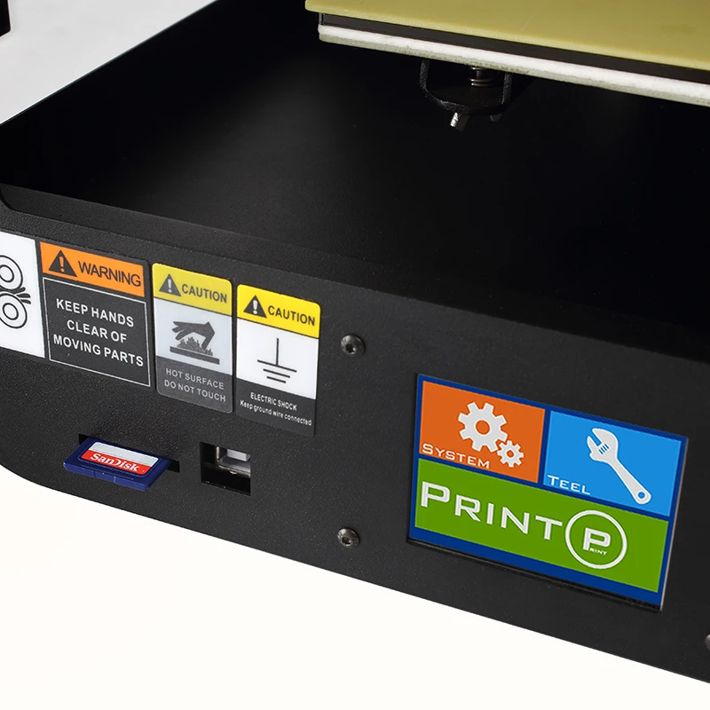 Высококачественный 3d принтер для домашнего пользователя, крутой Черный Одноместный экструдер, сенсорный экран с Heatbed Createbot 3d принтер