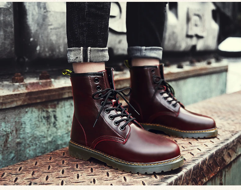 DESERT RAM Brand Men's Boots Classic Martens Leather Winter Shoes Motorcycle Mens Ankle Boot Doc Martins Autumn Men Oxfords Shoe (11)