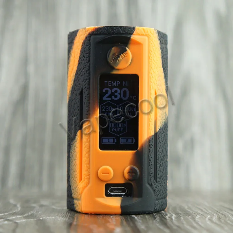 

Texture Case Skin for RX GEN3 Dual and The Silicone Cover Sleeve wrap is Fit Vape WISMEC Reuleaux RX GEN3 Dual 230W Box Mod