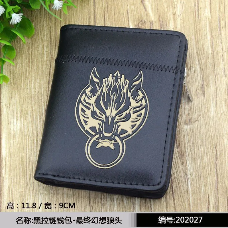 

Final Fantasy Cloud Strife Zipper Purse More than 10 Types Naruto Uchiha Sasuke Black Wallet to Choose for Collection or Cosplay