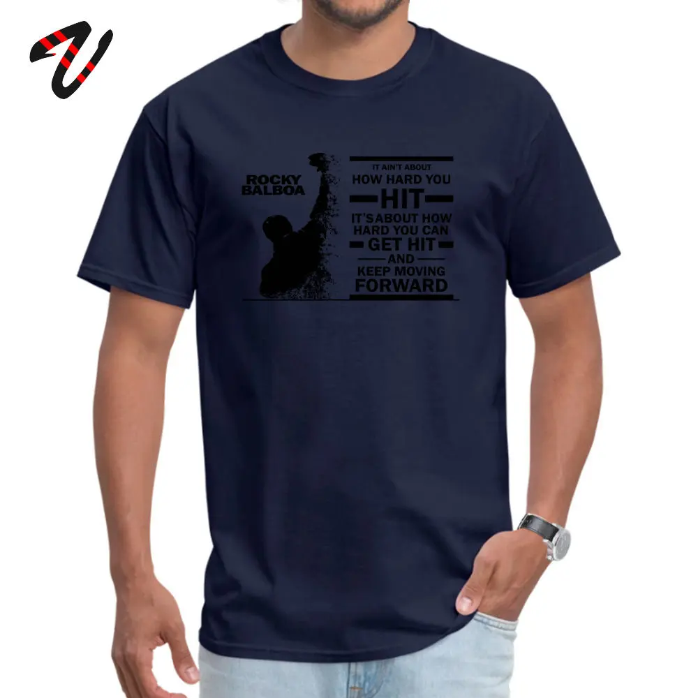 Designer Men's Tshirts Crew Neck Short Sleeve 100% Cotton BlackROCKYBALBOAY Tops Tees cosie T Shirt Top Quality BlackROCKY-BALBOA6271354Y navy