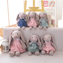 1 шт. 30 см мультипликационный кролик в стиле кавай плюшевая игрушка кролик с юбкой кукла мягкая кукла животные Дети Девочки День рождения Рождественский подарок
