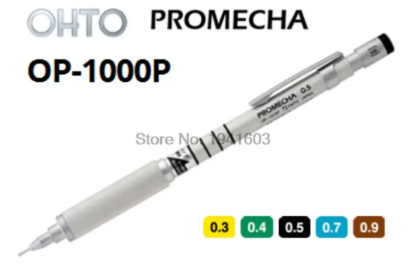 2 Pcs/Lot Mechanical Pencil 0.3/0.4/0.5/0.7/0.9 Original Japen OHTO OP