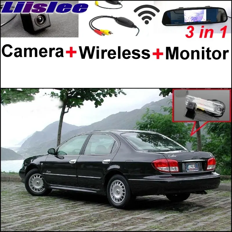 

Liislee For Nissan Cefiro 1999~2003 3 in1 Special Rear View Camera + Mirror Monitor Easy Back Parking System + Wireless Receiver