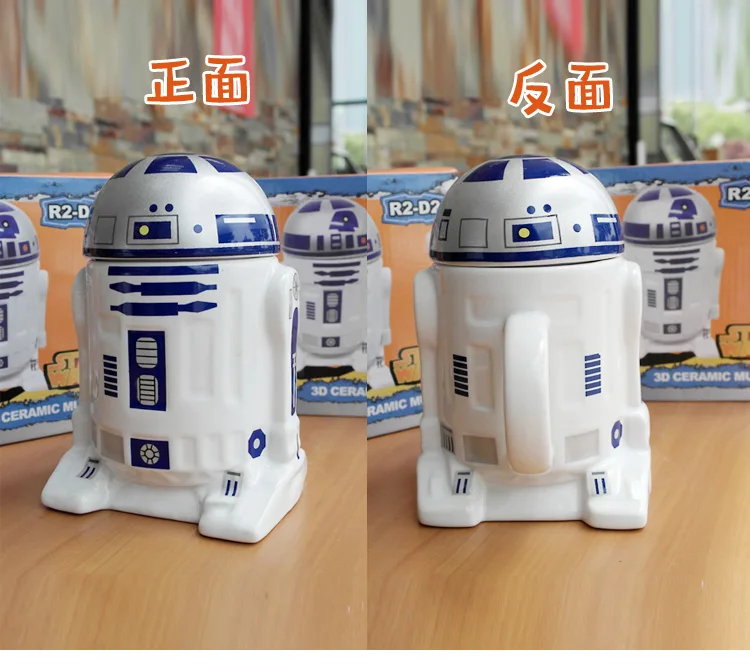 Фильм Звездные войны Робот R2-D2 мультфильм 3D Керамическая кофейная кружка Коллекция подарков на день рождения Прямая поставка