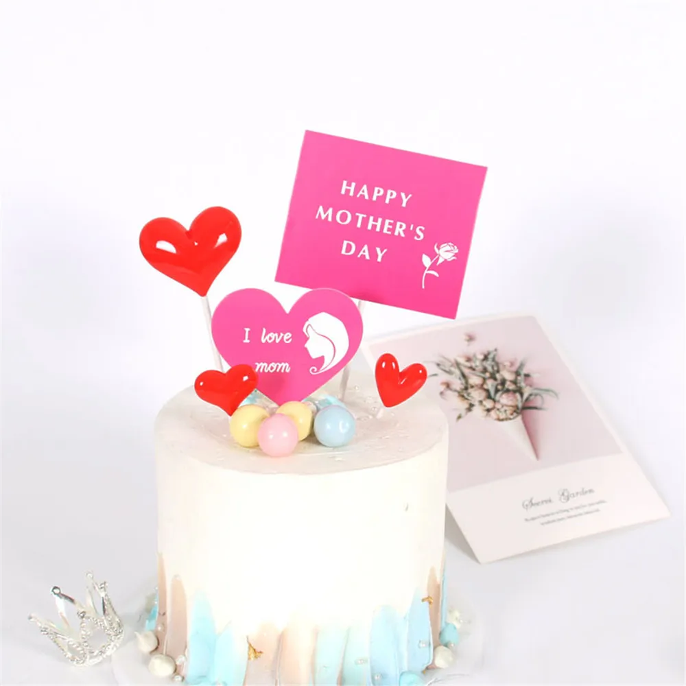 Mothers Day Mums Birthday Edible Cupcake Toppers Cake Decorations Best Mum
