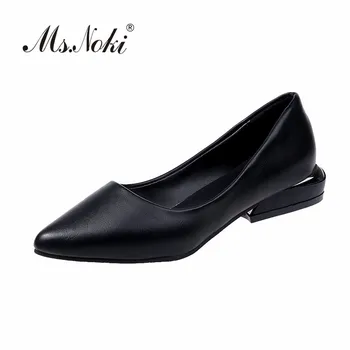 

Fashion strange style women pumps Two materials slip on retro ladies single shoes platforms pointed toe woamn casual shoes sping