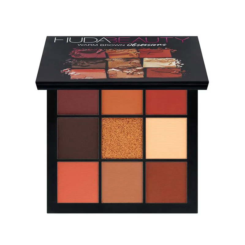 Палитра Hudas beauty Eyeshadow Pallete, 18 цветов, пустыня, сумерки, макияж, матовые тени для век, палитра, телесная пудра, пигменты, косметика