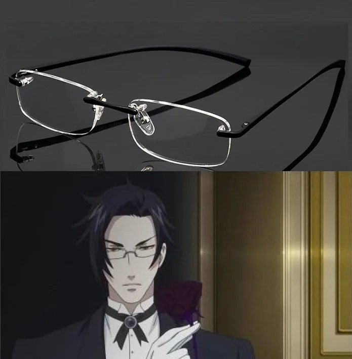 

Black Butler Kuroshitsuji Claude Faustus Glasses Cosplay Glasses Eyewear Cosplay Accessories