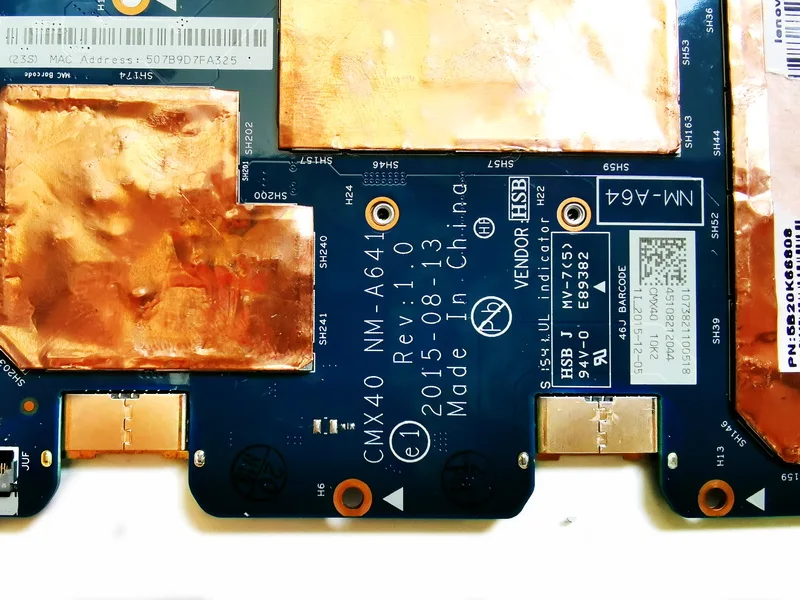  Original for LENOVO MIIX 700-12ISK laptop motherboard MIIX 700-12ISK M3-6Y30 4GB CMX40 NM-A641 test