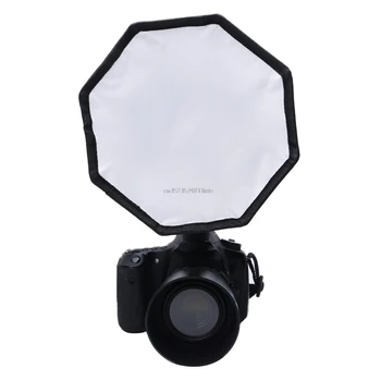 

New Flash Diffuser 20cm Round Balance Card Board Speedlight Photography Softbox