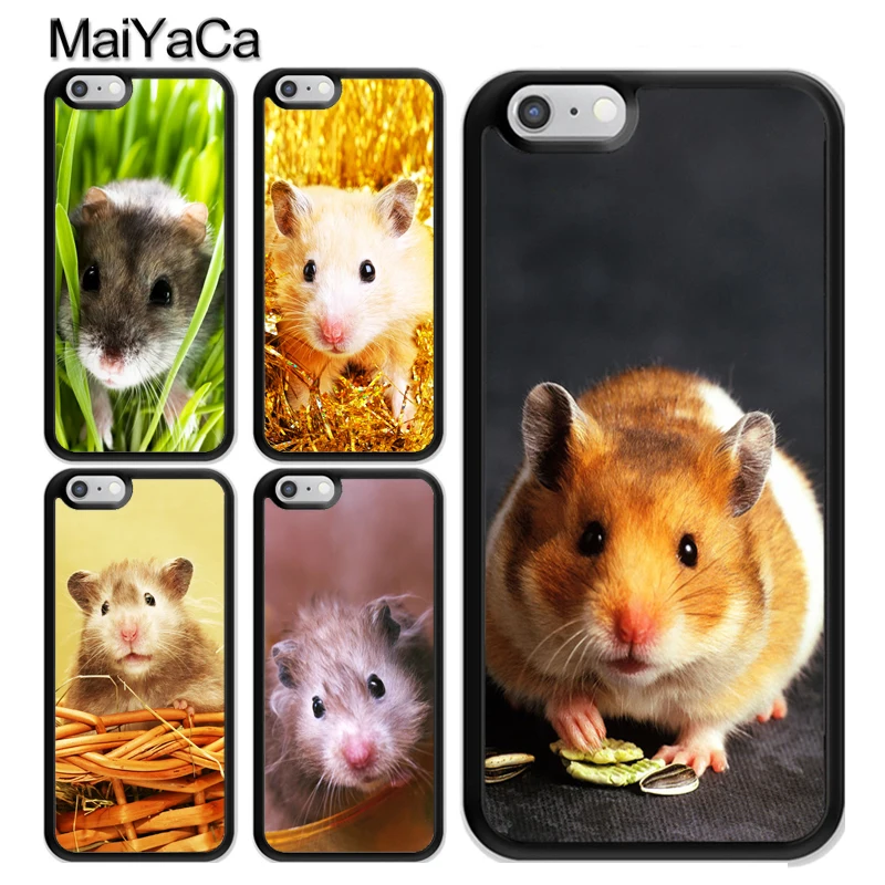 MaiYaCa Cute Hamster Animal Phone Case For iPhone XS MAX X XR 8 7 6