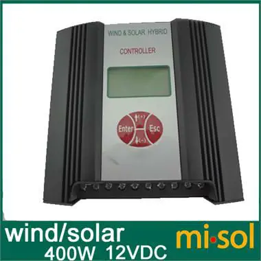 12VDC вход 400 Вт Гибридный Ветер солнечный контроллер заряда, регулятор ветрового генератора, контроллер заряда ветровой энергии