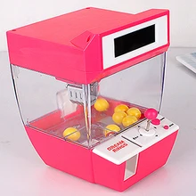 Mini Candy Grabber Catcher Jeřáb Lazy Person Budík Stroj Funny Toy Fun Praktický Vtip Gadget Stolní Hry Děti Dárky
