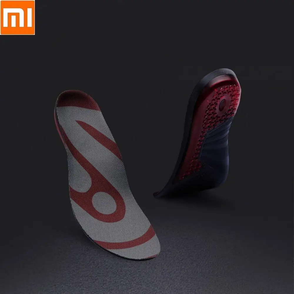 Дешево Xiaomi youpin Мужская воздушная подушка баскетбольная стелька Медленный шок Нескользящая дышащая поддержка Защитная подошва Спортивная Стелька